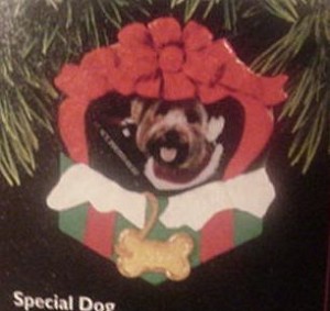 1997 Special Dog-Photo Holder  Hallmark Keepsake Ornament 795QX663-2