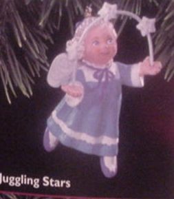 1997 Juggling Stars Angel Hallmark Keepsake Ornament 995QX659-5