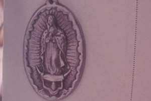 1997 Our Lady Of Guadalupe *Miniature Hallmark Keepsake Ornament 895QXM427-5