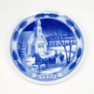 1997 The Spirit Of Christmas-Plate (SDB) Hallmark Keepsake Ornament 995QX658-5