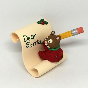 1998 Writing to Santa Hallmark Keepsake Ornament qx6533
