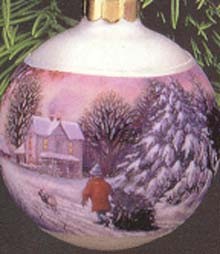 1998 Memories Of Christmas-Ball (DB) Hallmark Keepsake Ornament 595QX240-6
