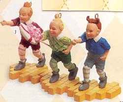 1999 Wizard of Oz The Lollipop Guild  Hallmark Keepsake Ornament 1995QX802-9
