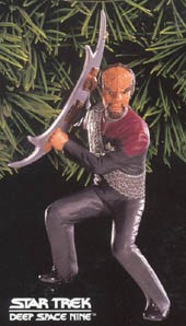 1999 Star Trek Commander Worf  Hallmark Keepsake Ornament 1495QXI4139