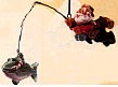 1999 Reel Fun Fishing Hallmark Keepsake Ornament QX6609