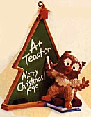 1999 Outstanding Teacher Hallmark Keepsake Ornament QX6627