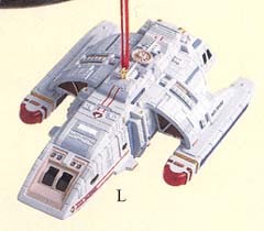 1999 Star Trek Runabout USS Rio Grande *Magic Hallmark Keepsake Ornament 2400QXI7593