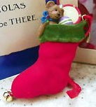 2001 Night Before Christmas - Hung with Care Hallmark Keepsake Ornament QRP4485