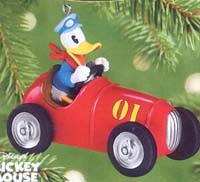 2001 Donald Goes Motoring Hallmark Keepsake Ornament QXD4145
