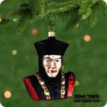 2001 Star Trek Q Blown Glass (DB) Hallmark Keepsake Ornament 2495QBG434-5-2
