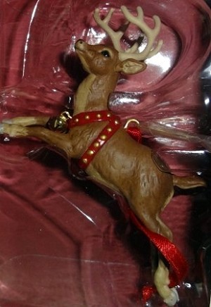 2001 Night Before Christmas - Tiny Reindeer Hallmark Keepsake Ornament QRP4492