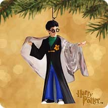 2002 Harry Potter-Invisibility Cloak  Hallmark Keepsake Ornament 1295QX866-3