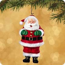 2002 Tickle Tickle Santa *Magic Hallmark Keepsake Ornament QX2826