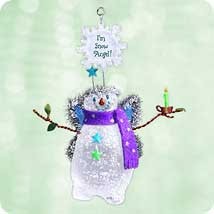 2003 Snowmans Land - I'm Snow Angel Hallmark Keepsake Ornament QP1109