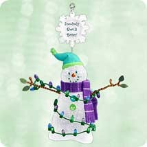 2003 Snowmans Land - Snowbody Does It Better Hallmark Keepsake Ornament QP1119