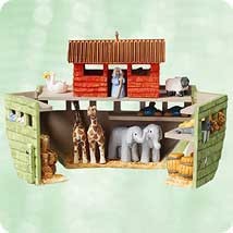 2003 Noah's Ark- Open's Up Hallmark Keepsake Ornament 1695QXG899-7-2