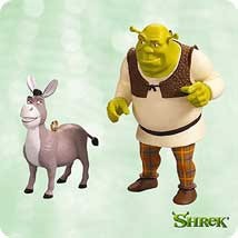 2003 Shrek and Donkey (SDB) Hallmark Keepsake Ornament QXI8759