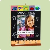 2004 School Days Photo Holder  Hallmark Keepsake Ornament QXG5624