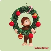 2004 Curious George -  Monkey See Hallmark Keepsake Ornament QXI8654