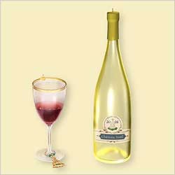 2006 A Toast To Wine-Red Hallmark Keepsake Ornament QXG2296-R