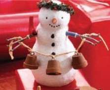 2007 Snowmen of Winter Garden Garden Bells Hallmark Keepsake Ornament QP1619