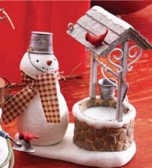 2007 Snowmen of Winter Garden Wishing-well Friends Hallmark Keepsake Ornament QP1627