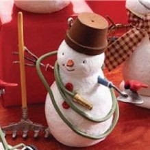 2007 Snowmen of Winter Garden Getting Ready to Garden Hallmark Keepsake Ornament QP1629