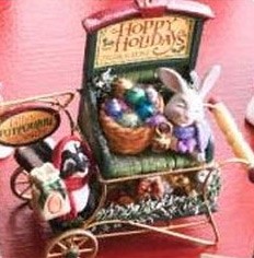 2007 Kringlewood Farms Hoppy Holidays Decor & More Hallmark Keepsake Ornament QP1937