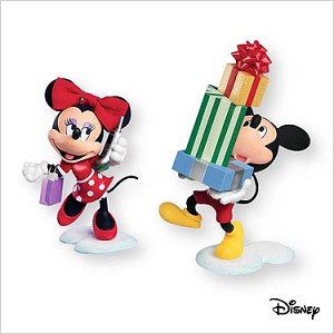 2007 Dashing through the Mall set/2  Disney Hallmark Keepsake Ornament QXD4227