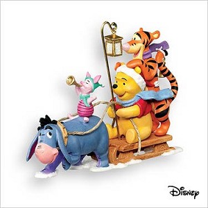 2007 Winnie the Pooh Oh, What Fun  Hallmark Keepsake Ornament QXD4247