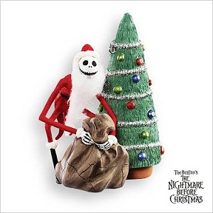 2007 Nightmare Before Christmas Sandy Claws Is Coming to… Hallmark Keepsake Ornament QXI4447