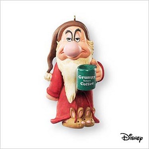2007 Grumpy Before Coffee Hallmark Keepsake Ornament QXD6249