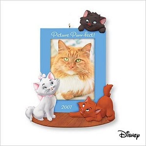 2007 Aristocats Picture Purr-fect PHOTO HOLDER Hallmark Keepsake Ornament QXD6429