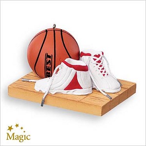 2007 Hoop Dreams *Magic Basketball Theme Hallmark Keepsake Ornament QXG2079