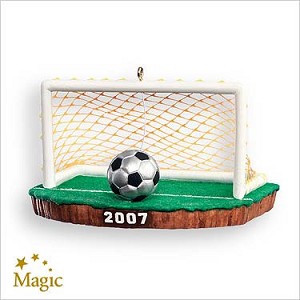 2007 Take Your Shot Soccer *Magic Hallmark Keepsake Ornament QXG2169