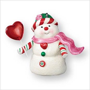 2007 Granddaughter Hallmark Keepsake Ornament QXG6189