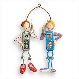 2007 Mom Daughter Line Hallmark Keepsake Ornament QXG6207