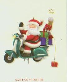 2007 Santa's Scooter *Magic Hallmark Keepsake Ornament QXG7569