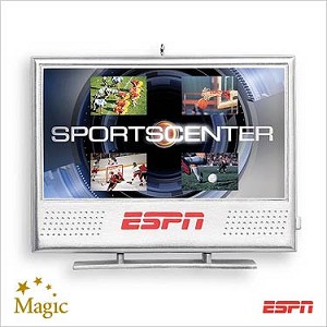 2007 This Is Sportscenter ESPN *Magic  Hallmark Keepsake Ornament QXI2097