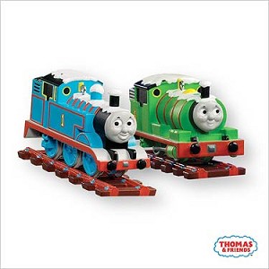 2007 Thomas the Tank Thomas & Percy Hallmark Keepsake Ornament QXI4389