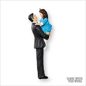 2007 Gone with the Wind Rhett and Bonnie Blue  Hallmark Keepsake Ornament QXI4409