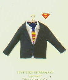 2007 Superman Just Like Superman (Kent's suit) Hallmark Keepsake Ornament QXI6237