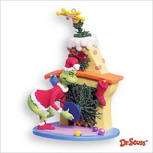 2007 Dr. Seuss Grinch He's a Mean One (50th) Hallmark Keepsake Ornament QXI7217
