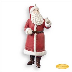 2007 Polar Express The First Gift of Christmas Santa Hallmark Keepsake Ornament QXI7237