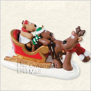 2008 Rodney Reindeer A Holiday Ride Hallmark Keepsake Ornament QK4001