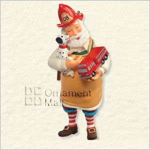 2008 Toymaker Santa 9th  Hallmark Keepsake Ornament QX7121