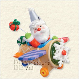 2008 Santa's Sweet Ride 2nd Airplane Hallmark Keepsake Ornament QX7151