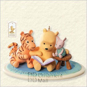 2008 Winnie the Pooh Once Upon a Story  Hallmark Keepsake Ornament QXD4101
