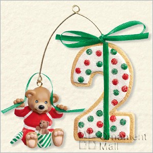 2008 My 2nd Christmas Hallmark Keepsake Ornament QXG6081