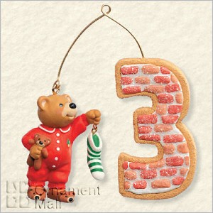 2008 My 3rd Christmas Hallmark Keepsake Ornament QXG6084